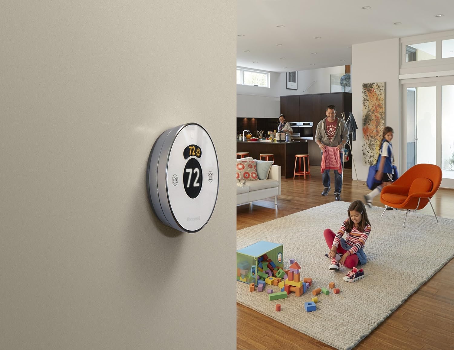 Honeywell Round Smart Thermostat -fea img
