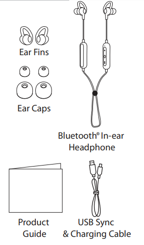 Onn 17LY80 Bluetooth In Ear Headphones User Manual-1