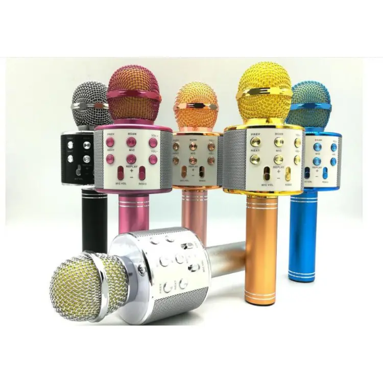 WS-858 Wireless Karaoke Microphone-fea