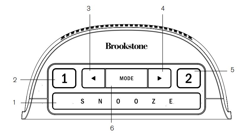 Brookstone Self-Setting Clock fig-1
