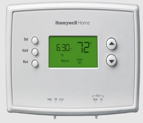 Honeywell Single-Stage RTH2510 Programmable Thermostat