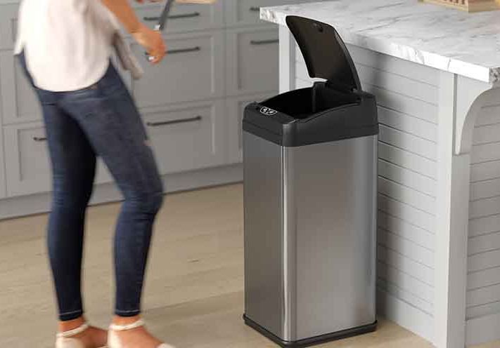 iTouchless DZT13P Sensor Trash Can FeatuRE