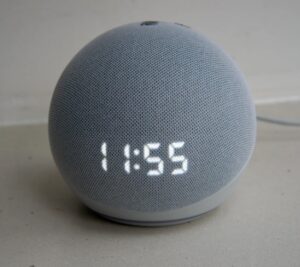 Amazon Echo Dot 4th Gen with clock Quick Start Guide