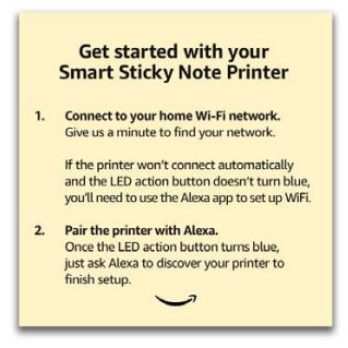 Amazon Smart Sticky Note Printer FIG-2