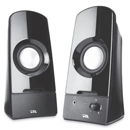 Cyber Acoustics CA-2050 2.0 Powered Speaker System Product