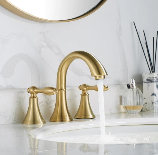 DELTA Two Handle Widespread Bathroom Faucets Featured