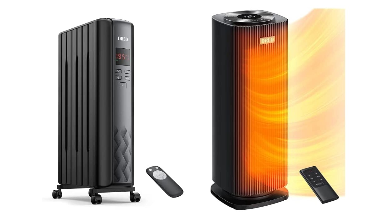 DREO DR-HSH005 1500W Electric Portable Space Oil Filled Heater Featured