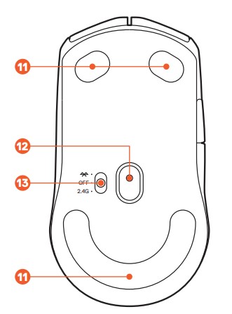 SteelSeries Rival 3 Wireless Gaming Mouse (3)