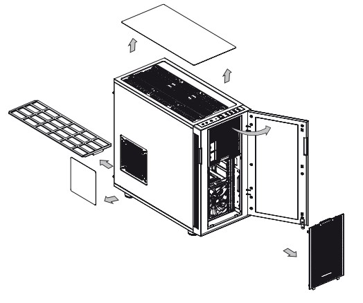 Thermaltake Suppressor F31 Tempered Glass Edition (12)