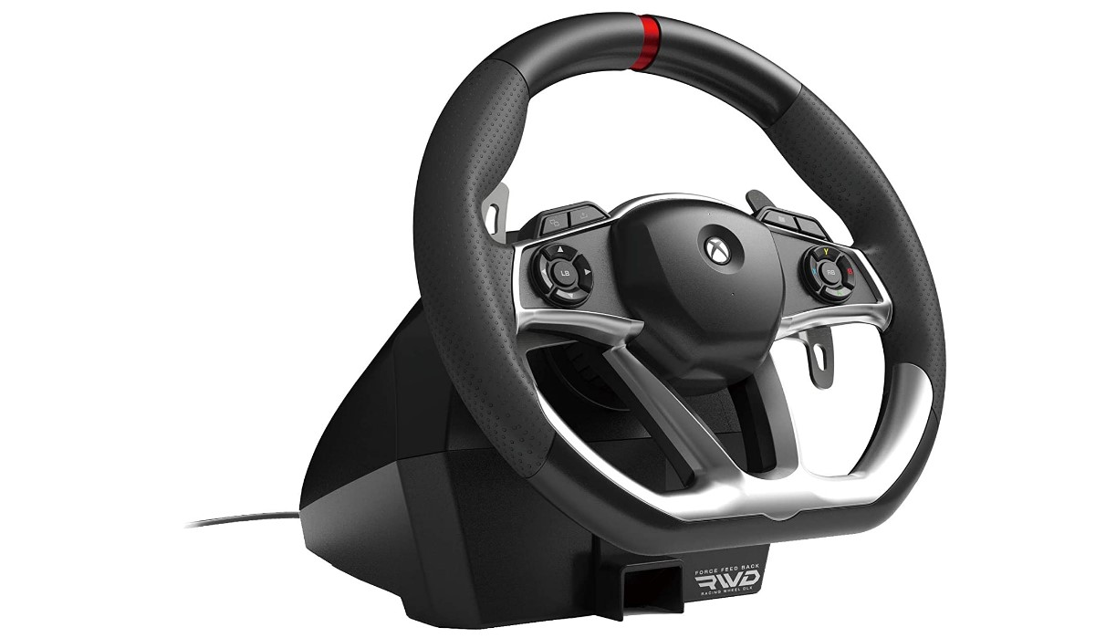 HORI Force Feedback Racing Wheel DLX Designed for Xbox Series Featured