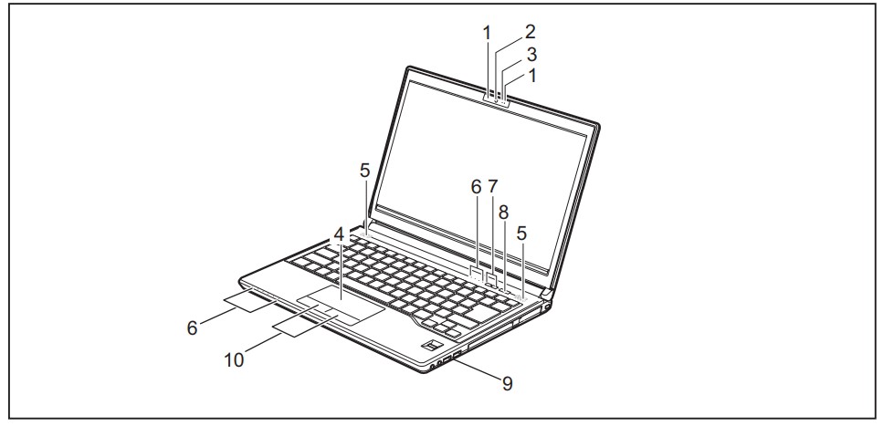 Fujitsu Lifebook E754 Notebook Laptop (3)