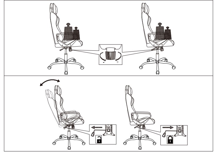 BestOffice High-Back Gaming Chair Assembly (7)