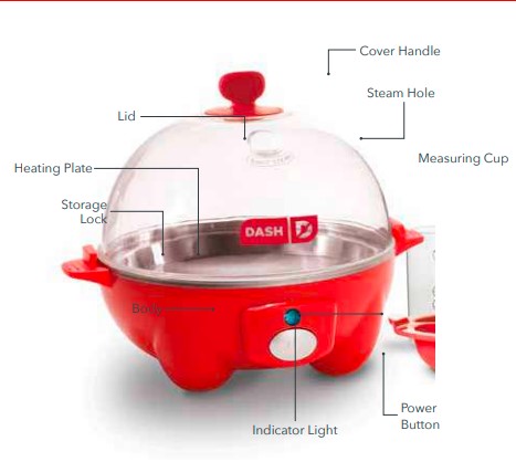 Dash RAPID DEC005 Egg Cooker  (1)