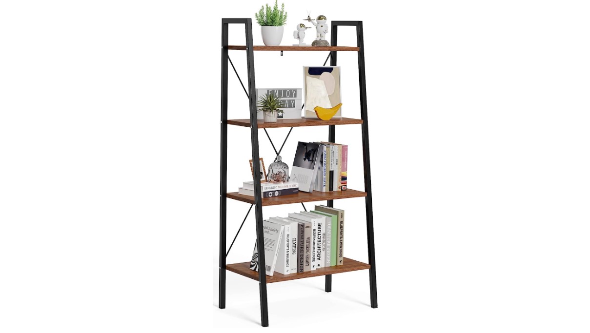 FURNINXS Ladder Shelf Bookcase Featured