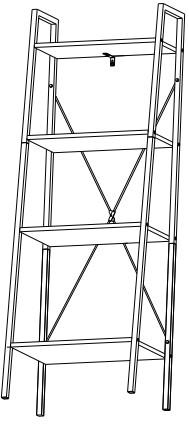 FURNINXS Ladder Shelf Bookcase Product
