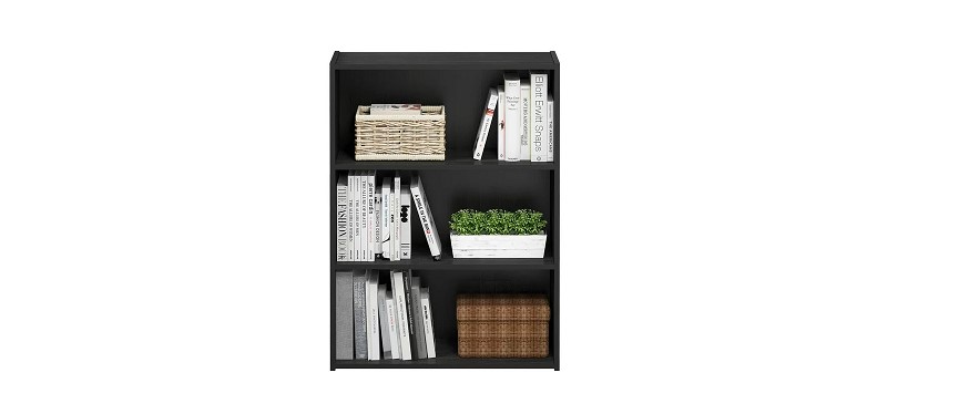 Furinno Pasir 3-Tier Open Shelf Bookcase Featured