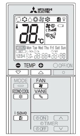 Mitsubishi Electric Air Conditioner with Remote (14)