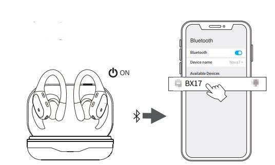 Tiksounds BX17 Bluetooth Wireless Earbuds fig-3