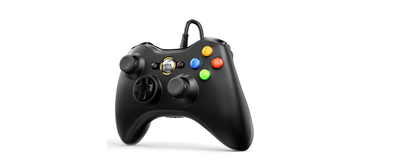 VOYEE PC Controller, Wired Controller Compatible with Microsoft Xbox 360 Featured