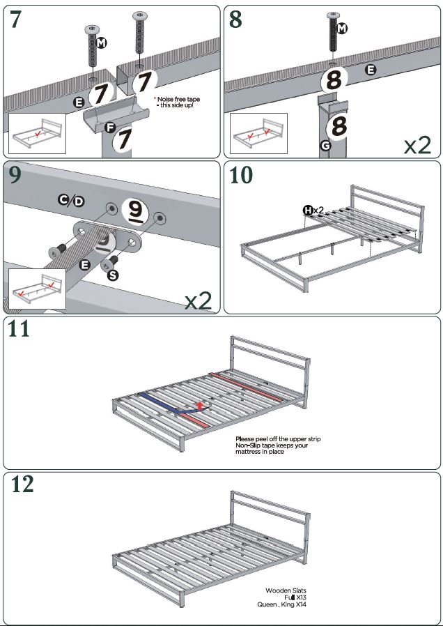 ZINUS Trisha Metal Platforma Bed Frame with Headboard fig-4