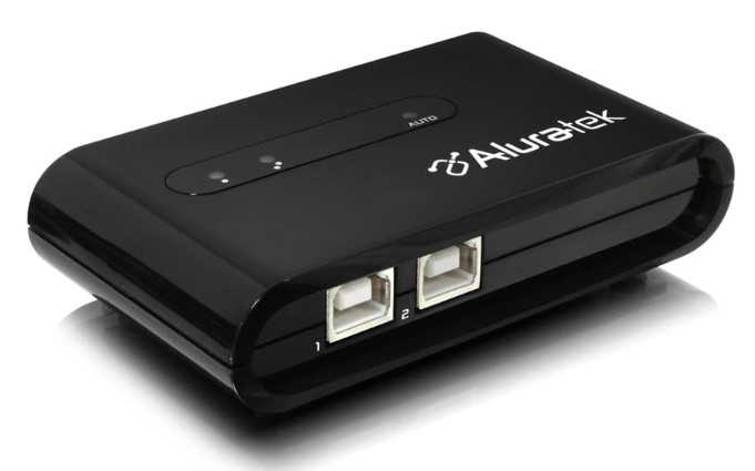 Aluratek 4-Port Auto-Sharing Switch Product