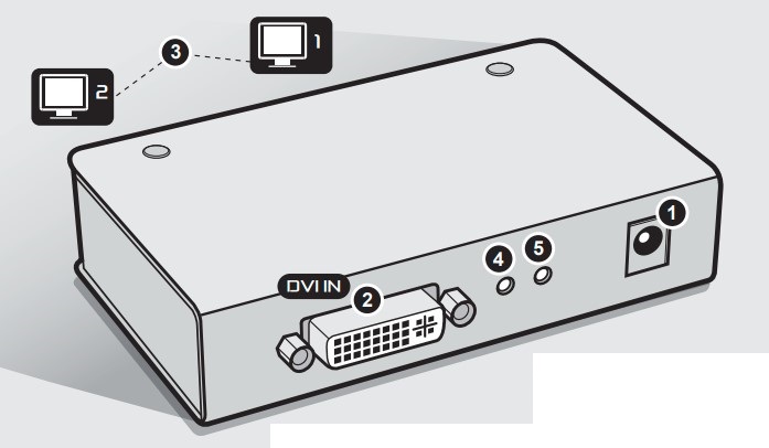 Aluratek ADS04F 4-Port DVI Video Splitter (3)