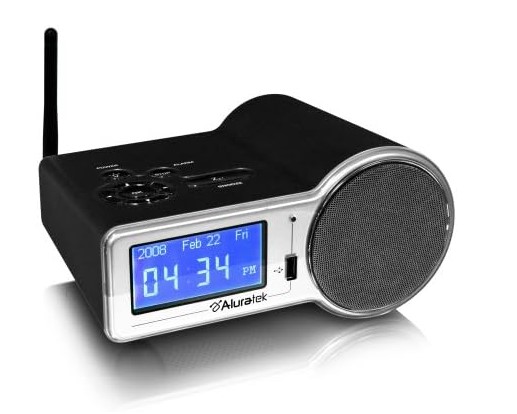 Aluratek AIRMM01F Internet Radio Alarm Clock Product