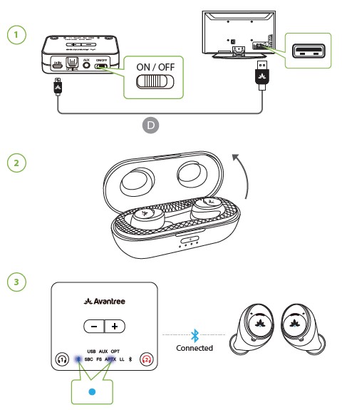 Avantree-Ace-T40-True-Wireless-Earbuds-Quick-Start-Guide-14