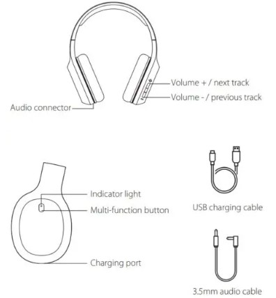 Edifier W800BT Bluetooth Stereo Headphones (1)