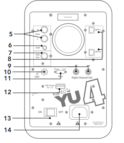 Kanto YU4BAMBOO Powered Speakers-FIG 11