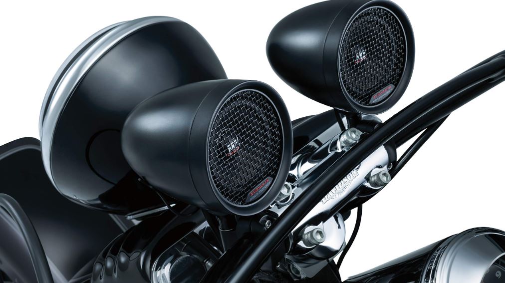 Kuryakyn 2713 MTX Road Thunder Motorcycle Speakers FEATURE