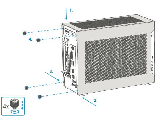 Lian Li A4-H2O Aluminum Mini-ITX Computer (20)