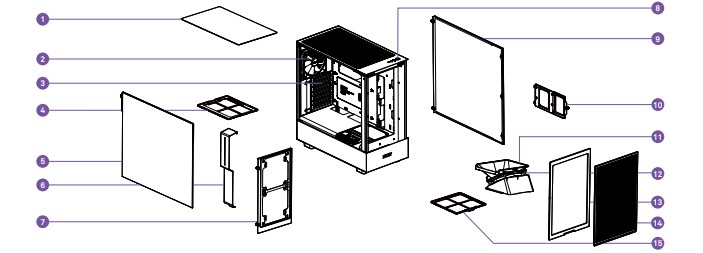 NZXT H5 Flow Compact ATX Mid-Tower PC Gaming Case (1)