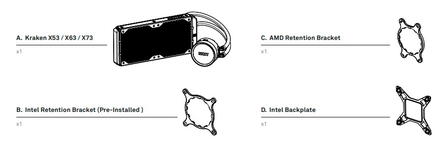 NZXT Kraken X Liquid Cooler With RGB Fans (1)