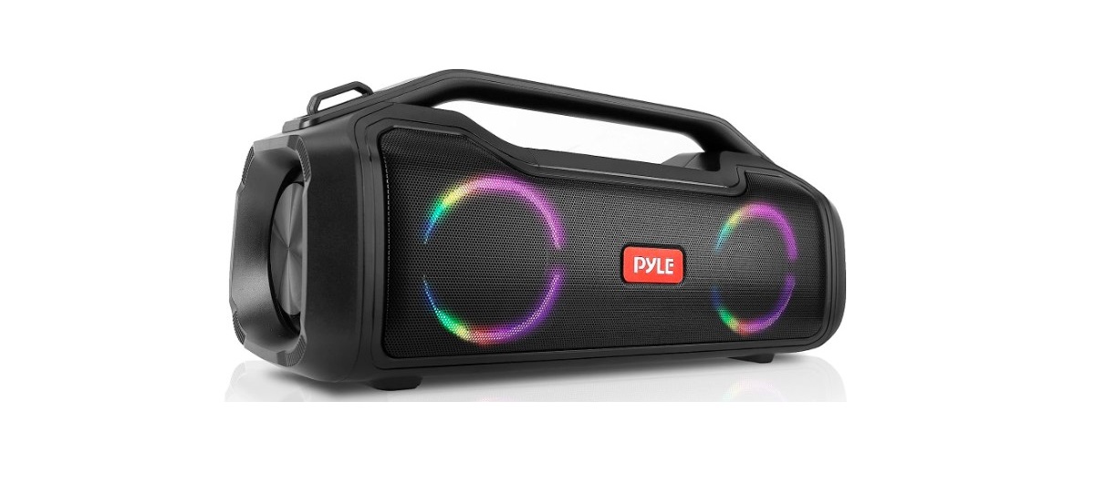 Pyle PBMWP185 Wireless Portable Bluetooth Boombox Speaker Featured