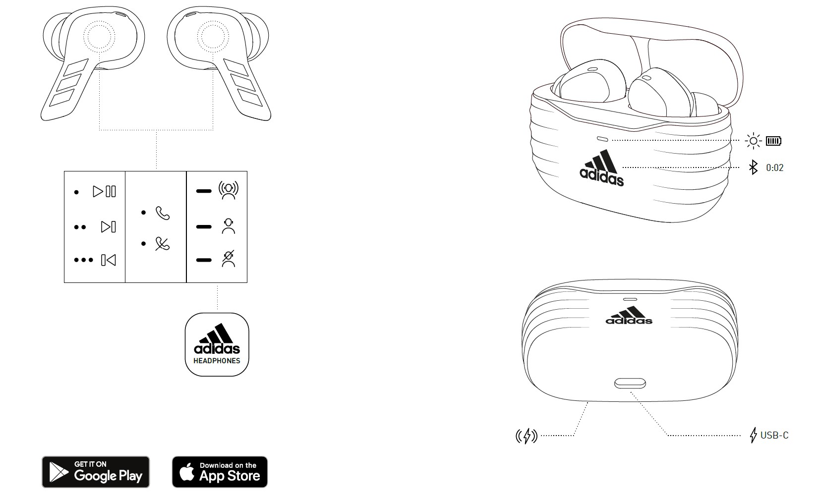 Adidas-ZNE01-True-Wireless-Sports-Earbuds-User-Manual-1