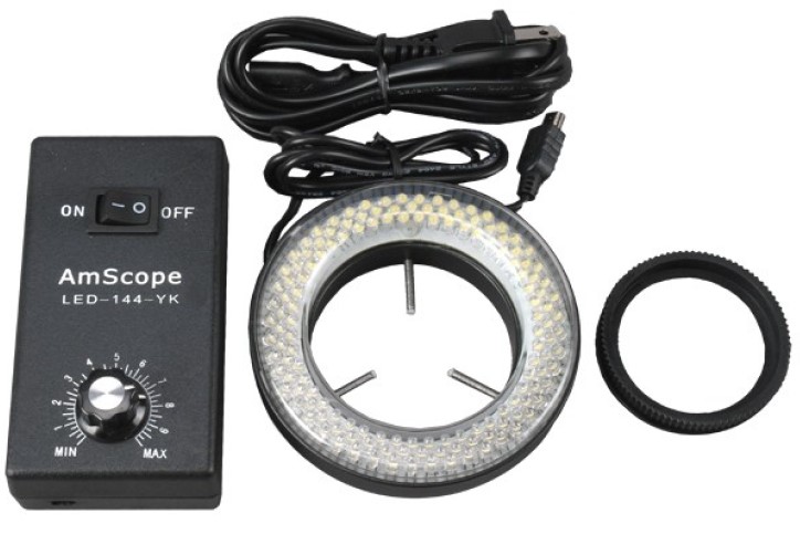 AmScope-LED-144W-ZK-White-Adjustable-144-LED-Ring-Light-User-Manual-1