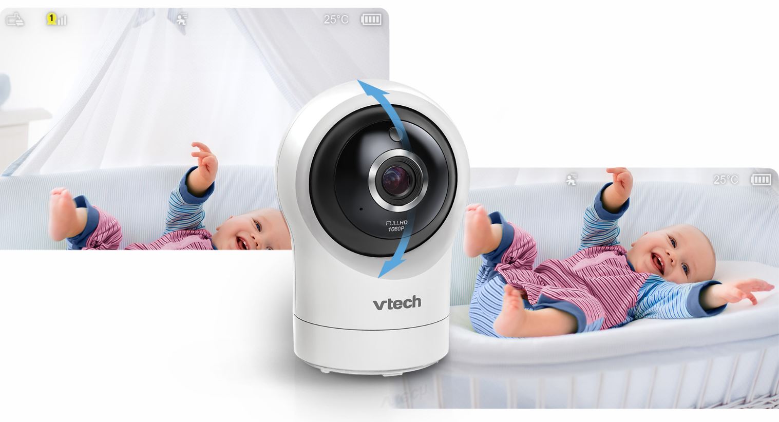 VTech RM7764HD WiFi Remote Access Baby Monitor FEATURE