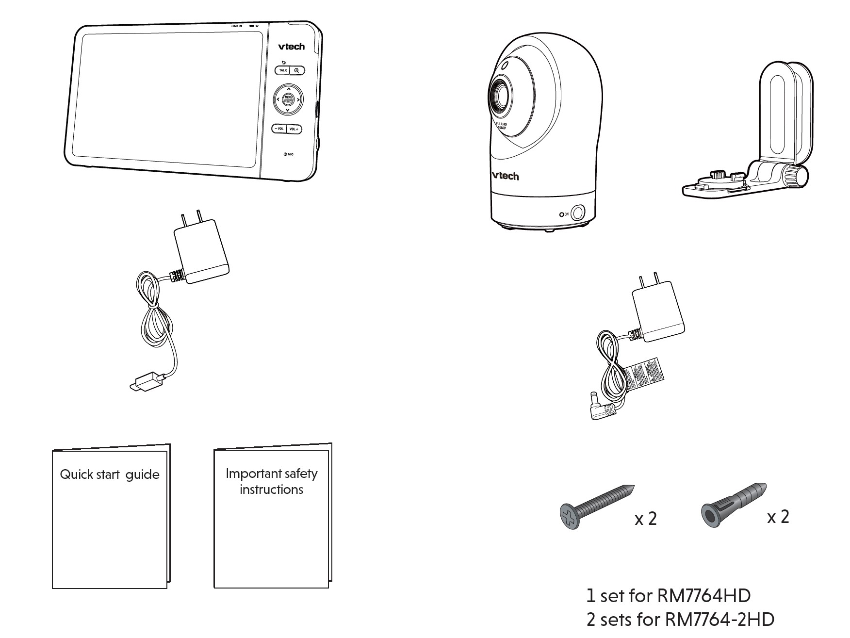 VTech-RM7764HD-WiFi-Remote-Access-Baby-Monitor-Quick-Start-Guide-1