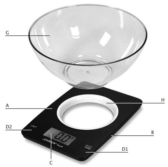 Johnson-Touch-Kitchen-Scale-Instructions-Manual-1