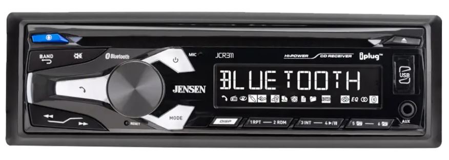Jensen JCR311 10 Character LCD Single DIN Car Stereo PRODUCT