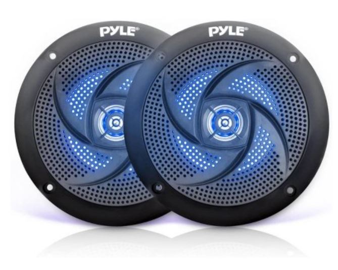 Pyle PLMRS53WL Marine Speakers 2 Way Sound System PRODUCT