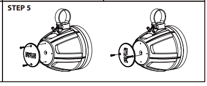 Pyle PLUTV41BK 2-Way Dual Waterproof Off-Road Speakers User Manual-fig 5