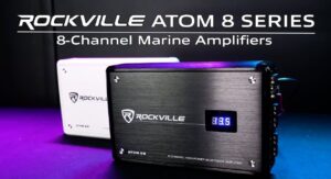 Rockville Atom 8 3500 Watt Marine-Boat Amplifier Owner Manual