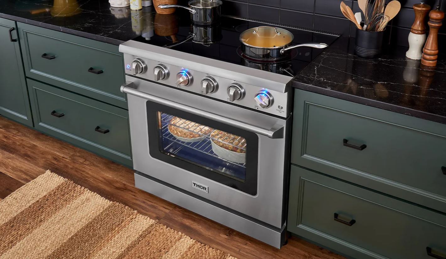 Thor Kitchen HRE3601 professional electric range feature