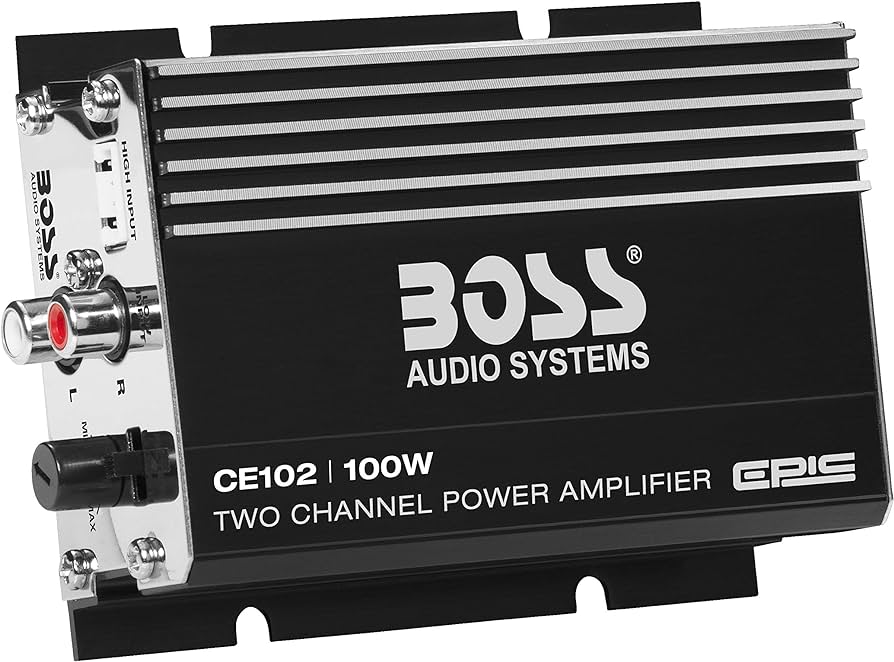 BOSS Audio Systems CE102 2 Channel Car Amplifier User Manual-pro img