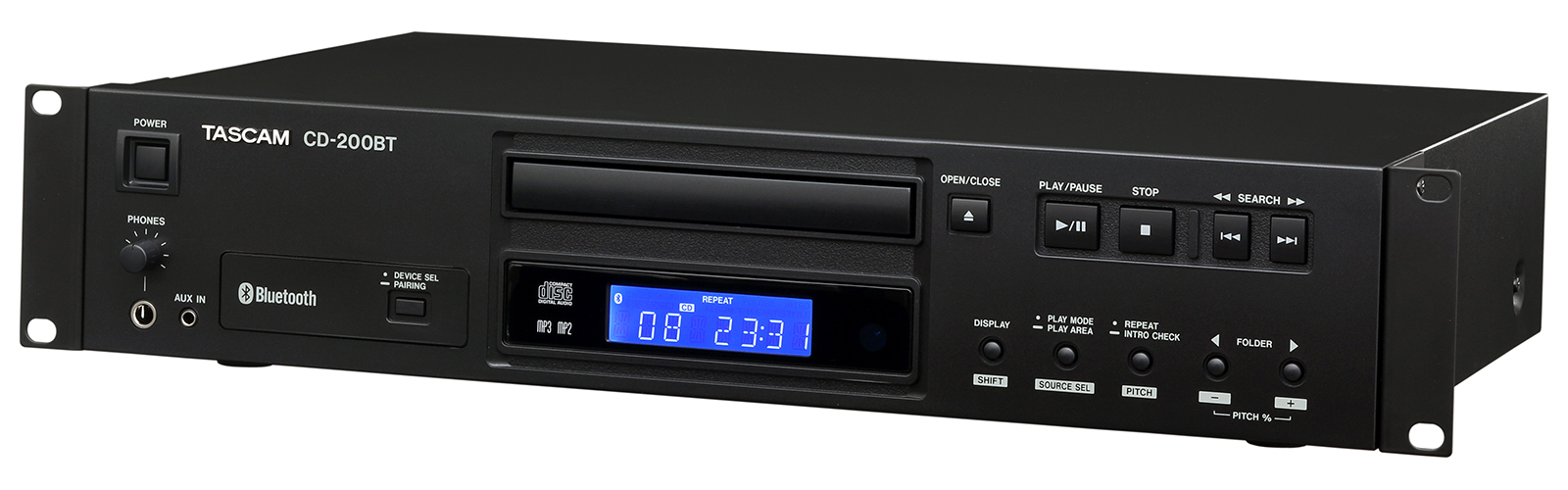 Tascam CD-200BT Rackmount Professional CD Player Owner Manual-pro img