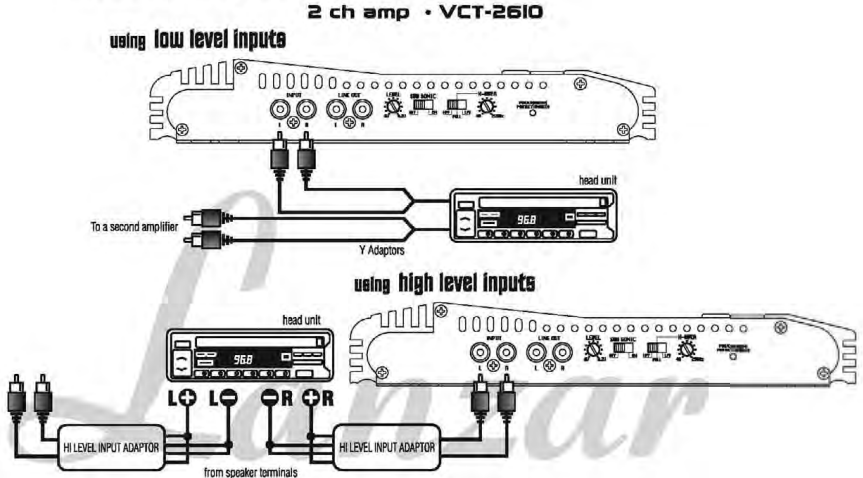 Lanzar VCT4110 4-Channel High Power MOSFET Amplifier Owner Manual-10