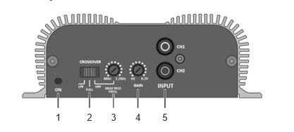 Taramp DS 250x2 250 Watts RMS 2 Channels 2 Ohms Amplifier Instruction Manual-1