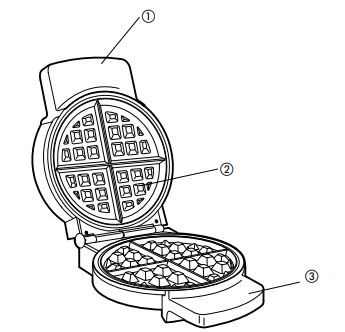 BLACK DECKER WMB500 Belgian Waffle Maker 1